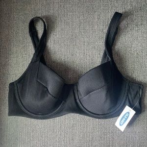 NWT Old Navy Ribbed Bikini Top